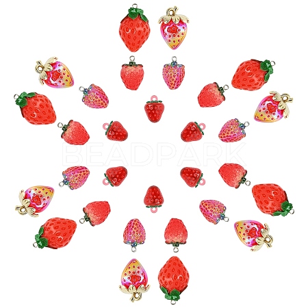 Strawberry Pendant Kits DIY-YW0016-23-1