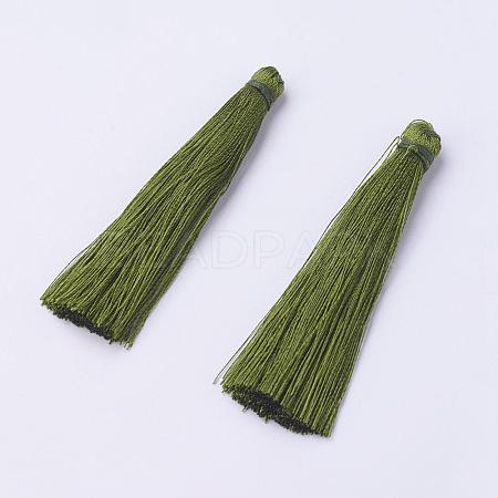 Nylon Tassel Big Pendants OCOR-P004-B06-1