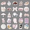 50Pcs Butterfly PET Stickers PW-WGDDB71-01-5