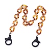 Personalized Aluminium & Acrylic Chain Necklaces NJEW-JN02883-1