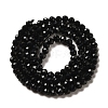 Natural Black Onyx Beads Strands X-G-K020-3mm-30-4