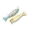 Brass Pendants X-KK-D019-29B-01G-2