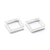 925 Sterling Silver Bead Frames STER-I016-116S-2