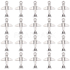 100Pcs Tibetan Style Alloy Pendants TIBEB-SC0003-56-1