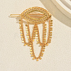Brass Micro Pave Cubic Zirconia Hair Barrettes FR3076-5