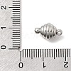 304 Stainless Steel Magnetic Clasps STAS-K332-01A-P-3