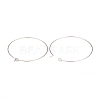 316L Surgical Stainless Steel Hoop Earring Findings STAS-G229-07P-04A-2