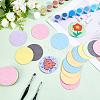40Pcs 8 Colors Wood Pulp Sponges for Dishes AJEW-BC0010-41-4