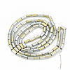 Electroplate Non-magnetic Synthetic Hematite Beads Strands G-T061-137B-2