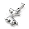 304 Stainless Steel Pendants STAS-B141-02B-P-2