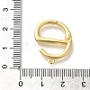Rack Plating Brass Spring Gate Rings KK-Z086-53G-01-3