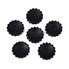 Spray Painted Natural Wood Buttons WOOD-T032-34E-1