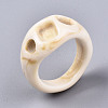 Resin Finger Rings X-RJEW-N033-008-B01-5