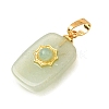 Natural Green Aventurine Pendants G-T151-02J-2