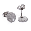 Non-Tarnish 304 Stainless Steel Stud Earring Findings X-STAS-Z021-A-01P-2