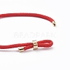 Braided Nylon Cord Bracelet Making MAK-A017-D01-06G-3