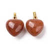 Natural Red Aventurine Pendants G-I311-A10-G-1