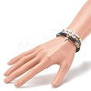 Polymer Clay Heishi Beads Stretch Bracelets Sets for Valentine's Day BJEW-JB06298-02-11