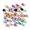 Spray Paint Alloy Beads PALLOY-H145-10-1