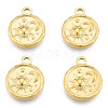 Ion Plating(IP) 201 Stainless Steel Pendants STAS-N098-182LG-2