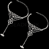 2Pcs Crystal Rhinestone Tennis Ring Bracelet BJEW-CN0001-18-8