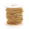 PVD Vacuum Plating 304 Stainless Steel Cuban Link Chains CHS-K016-02B-G-2
