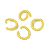 Spray Painted Iron Open Jump Rings IFIN-T017-04B-25-1