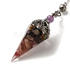 Natural Tourmaline Dowsing Pendulum Big Pendants G-H285-02P-06-3