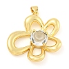 Rack Plating Brass Pendants ZIRC-L100-152G-01-1