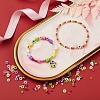 Glass Seed & Polymer Clay & Evil Eye Beads Kit for DIY Bracelet Making DIY-YW0004-63-7