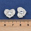 Brass Pave Cubic Zirconia Multi-strand Links ZIRC-F145-08S-01-3