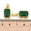 Brass & Glass Pendants GL-CBA96FD-02G-07-3