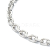 Non-Tarnish 304 Stainless Steel Cable Chain Necklaces NJEW-I248-23P-4
