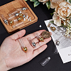 10Pcs 5 Styles Glass Pendants GLAA-NB0001-76-3