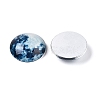 Fluorescent Glass Cabochons GGLA-T004-12B-2
