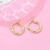 Ion Plating(IP) 304 Stainless Steel Hoop Earrings EJEW-N0016-11G-A-2
