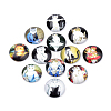 Flat Back Kitten Glass Cabochons for DIY Projects X-GGLA-S030-12mm-092-1