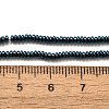 Electroplated Synthetic Non-magnetic Hematite Beads Strands G-L613-G01-01C-4