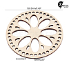 Wooden Basket Bottoms AJEW-WH0126-08A-2
