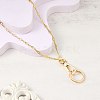 304 Stainless Steel Chains Keychain HJEW-SW00183-3