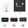 8Pcs PVC Mobile Dustproof Plugs and Iron Cell Phone Holder Stand Sets HJEW-HS00118-3