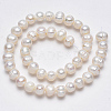 Natural Cultured Freshwater Pearl Beads Strands PEAR-L001-A-08-2