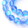 Synthetic Moonstone Beads Strands X-G-R375-8mm-A11-1
