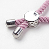 Nylon Twisted Cord Bracelet Making MAK-K007-06P-3