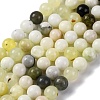 Natural New Jade Beads Strands X-G-F591-16-8MM-2