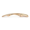 Alloy with Iron Clip Hair Barrettes PHAR-G014-05B-G-2