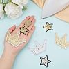 24Pcs 2 Style Computerized Embroidery Cloth Iron on/Sew on Patches DIY-FG0002-85-3