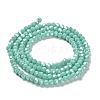 Electroplate Opaque Glass Beads Strands EGLA-A035-P3mm-A14-2