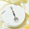 Alloy Tree of Life Pendant Decorations HJEW-JM01383-02-2