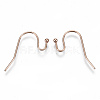 304 Stainless Steel Earring Hooks X-STAS-S111-005RG-NR-2